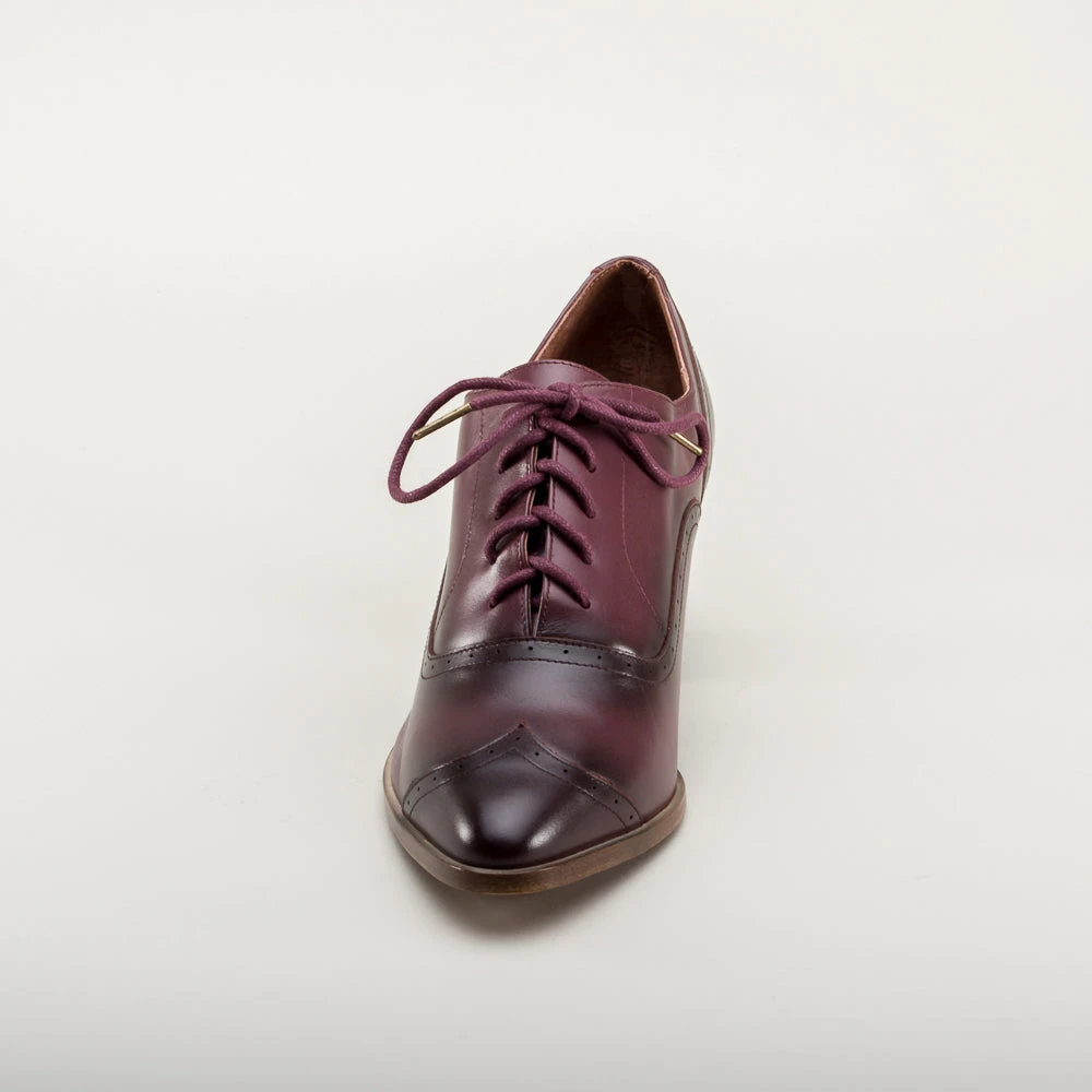 American Duchess Londoner Women's Edwardian Oxfords (Cherry) 13 American Duchess Londoner Women's Edwardian Oxfords (Cherry) - Image 11