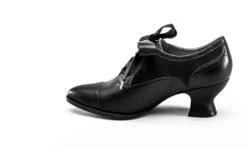 American Duchess Lucille Women's Edwardian Oxfords (Black/Black) 29 American Duchess Lucille Women's Edwardian Oxfords (Black/Black) -StrideOne Store lucille dark label no display