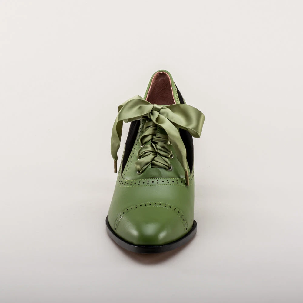 American Duchess Lucille Women's Edwardian Oxfords (Green/Black) 14 American Duchess Lucille Women's Edwardian Oxfords (Green/Black) - Image 12
