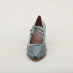 American Duchess Mae Women's Edwardian Shoes (French Blue) -StrideOne Store mae edwardian shoes french blue 9