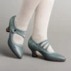 American Duchess Mae Women's Edwardian Shoes (French Blue) -StrideOne Store mae edwardian shoes french blue OF