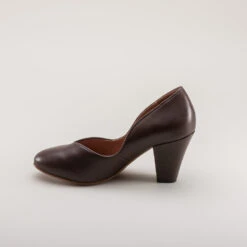 American Duchess Marilyn Women's 1940s Pumps (Brown) 22 American Duchess Marilyn Women's 1940s Pumps (Brown) -StrideOne Store marilyn 1940s pumps brown 7