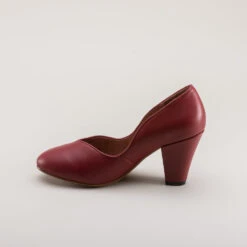 American Duchess Marilyn Women's 1940s Pumps (Oxblood) 24 American Duchess Marilyn Women's 1940s Pumps (Oxblood) -StrideOne Store marilyn 1940s pumps oxblood 7