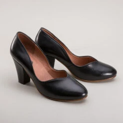 American Duchess Marilyn Women's 1940s Pumps (Black) 18 American Duchess Marilyn Women's 1940s Pumps (Black) -StrideOne Store marilyn pumps black 2019 w 1