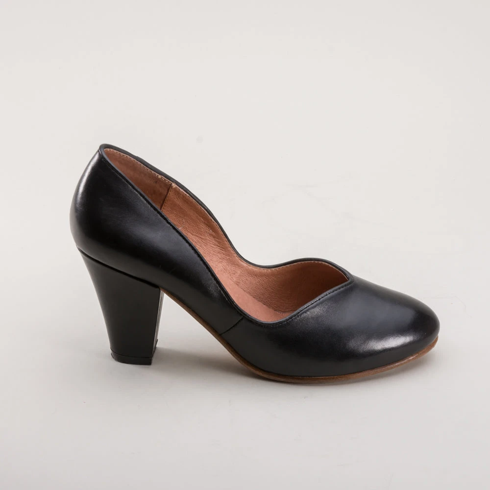 American Duchess Marilyn Women's 1940s Pumps (Black) 8 American Duchess Marilyn Women's 1940s Pumps (Black) - Image 6