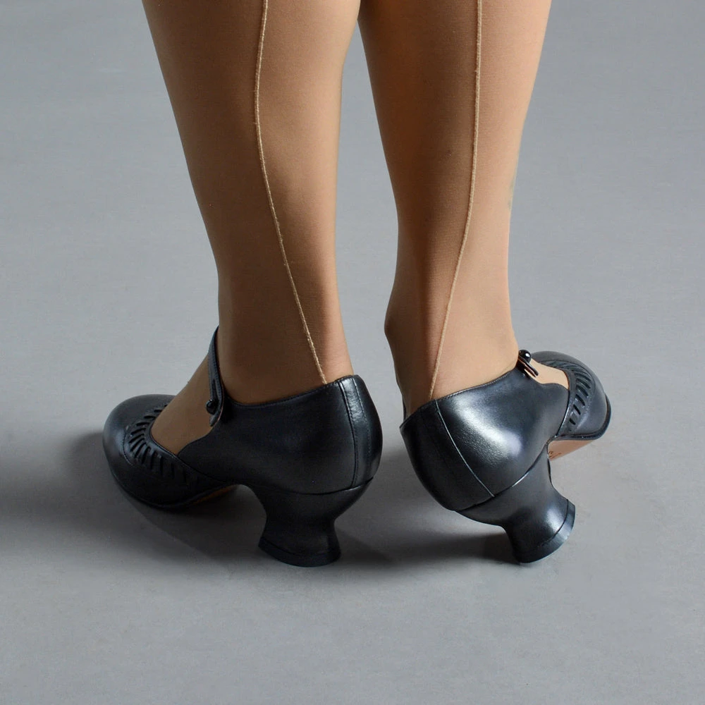 American Duchess Marjorie Women’s 1920s Shoes (Black) 5 American Duchess Marjorie Women’s 1920s Shoes (Black) - Image 3