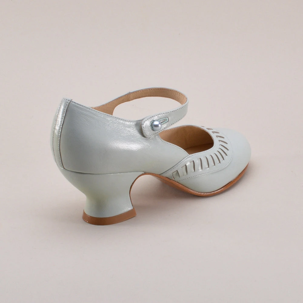 American Duchess Marjorie Women’s 1920s Shoes (Blue Mist) 9 American Duchess Marjorie Women’s 1920s Shoes (Blue Mist) - Image 7