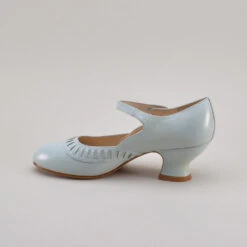 American Duchess Marjorie Women’s 1920s Shoes (Blue Mist) 24 American Duchess Marjorie Women’s 1920s Shoes (Blue Mist) -StrideOne Store marjorie blue mist7