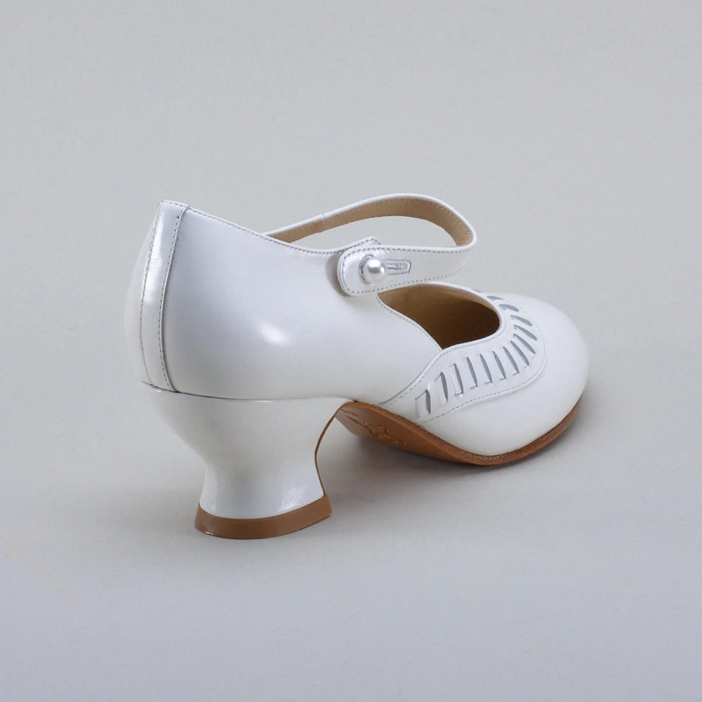 American Duchess Marjorie Women’s 1920s Shoes (Soft White) 9 American Duchess Marjorie Women’s 1920s Shoes (Soft White) - Image 7
