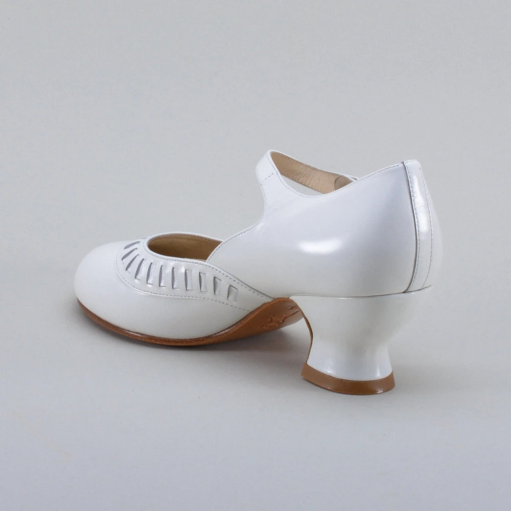 American Duchess Marjorie Women’s 1920s Shoes (Soft White) 11 American Duchess Marjorie Women’s 1920s Shoes (Soft White) - Image 9