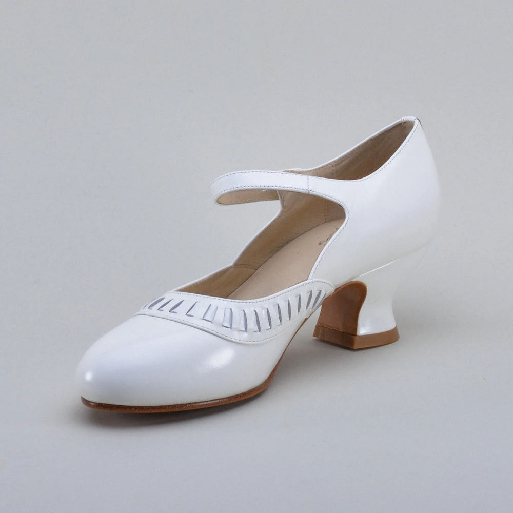 American Duchess Marjorie Women’s 1920s Shoes (Soft White) 13 American Duchess Marjorie Women’s 1920s Shoes (Soft White) - Image 11