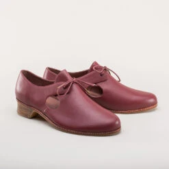 American Duchess Marlowe Men's Renaissance Shoes (Oxblood)