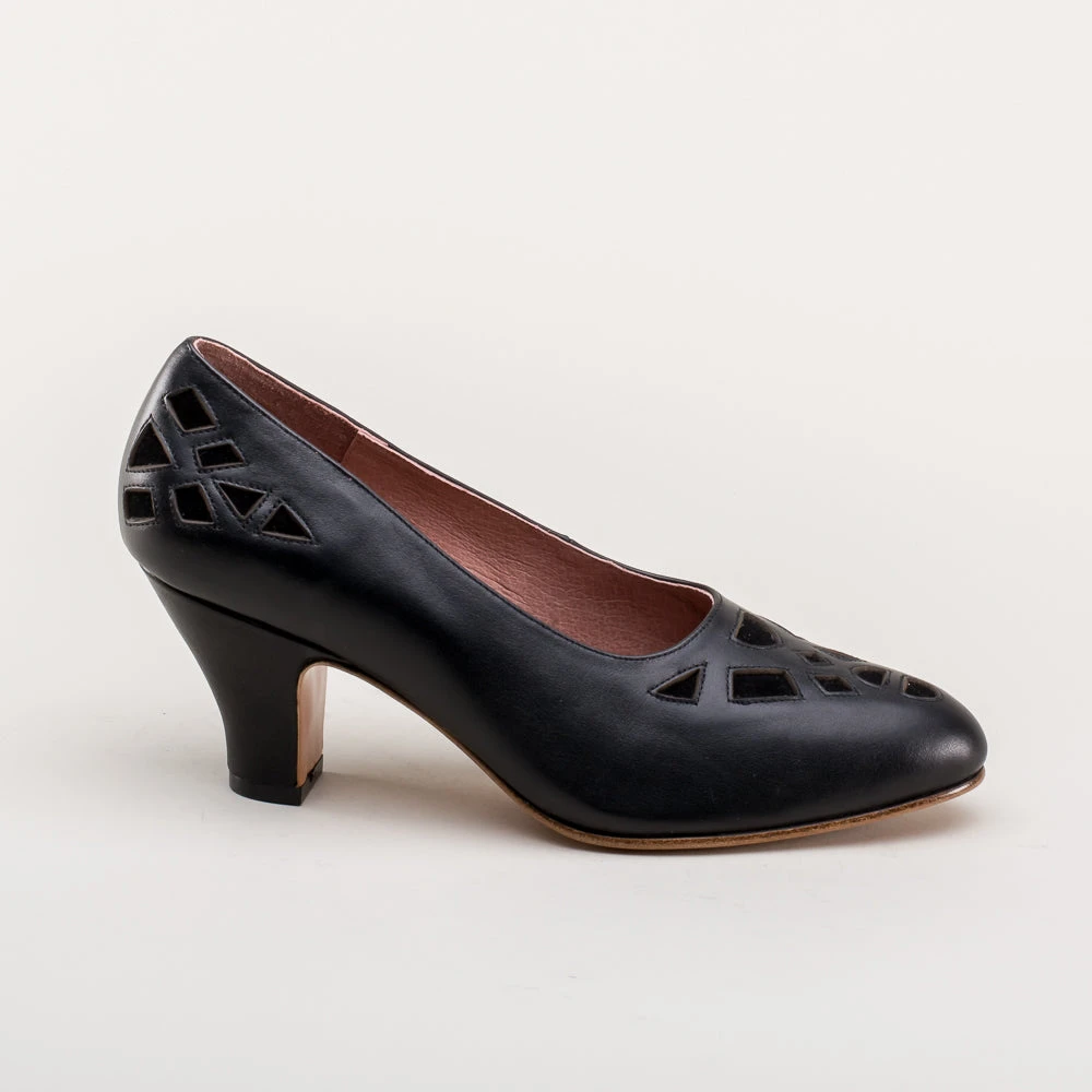 American Duchess Meme Women's Vintage Pumps (Black) 7 American Duchess Meme Women's Vintage Pumps (Black) - Image 5