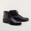 American Duchess Noble Men's Vintage Lace-Up Boots (Black) -StrideOne Store noble vintage boots dandy wellington black