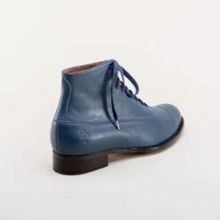 American Duchess Noble Men's Vintage Lace-Up Boots (Blue) 17 American Duchess Noble Men's Vintage Lace-Up Boots (Blue) -StrideOne Store noble vintage boots dandy wellington blue 4