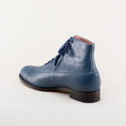 American Duchess Noble Men's Vintage Lace-Up Boots (Blue) 19 American Duchess Noble Men's Vintage Lace-Up Boots (Blue) -StrideOne Store noble vintage boots dandy wellington blue 6
