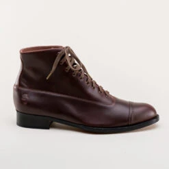 American Duchess Noble Men's Vintage Lace-Up Boots (Cordovan) -StrideOne Store noble vintage boots dandy wellington cordovan 3