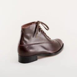 American Duchess Noble Men's Vintage Lace-Up Boots (Cordovan) -StrideOne Store noble vintage boots dandy wellington cordovan 4