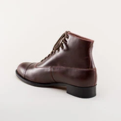 American Duchess Noble Men's Vintage Lace-Up Boots (Cordovan) -StrideOne Store noble vintage boots dandy wellington cordovan 6