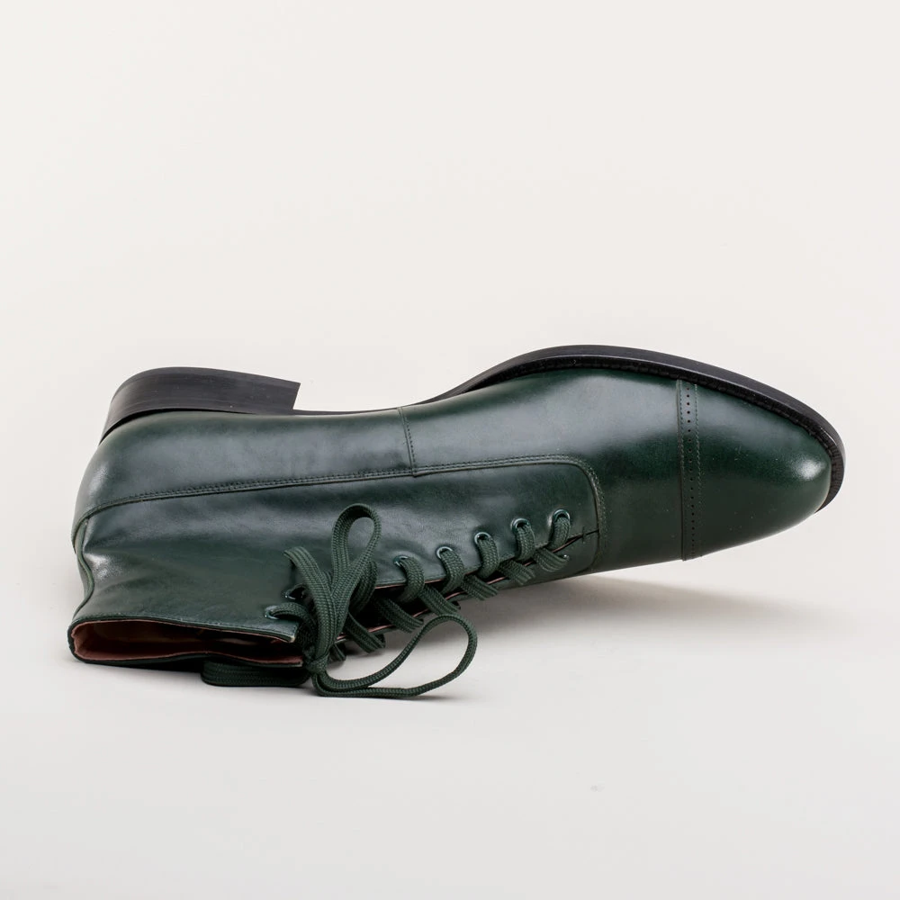 American Duchess Noble Men's Vintage Lace-Up Boots (Green) 13 American Duchess Noble Men's Vintage Lace-Up Boots (Green) - Image 11