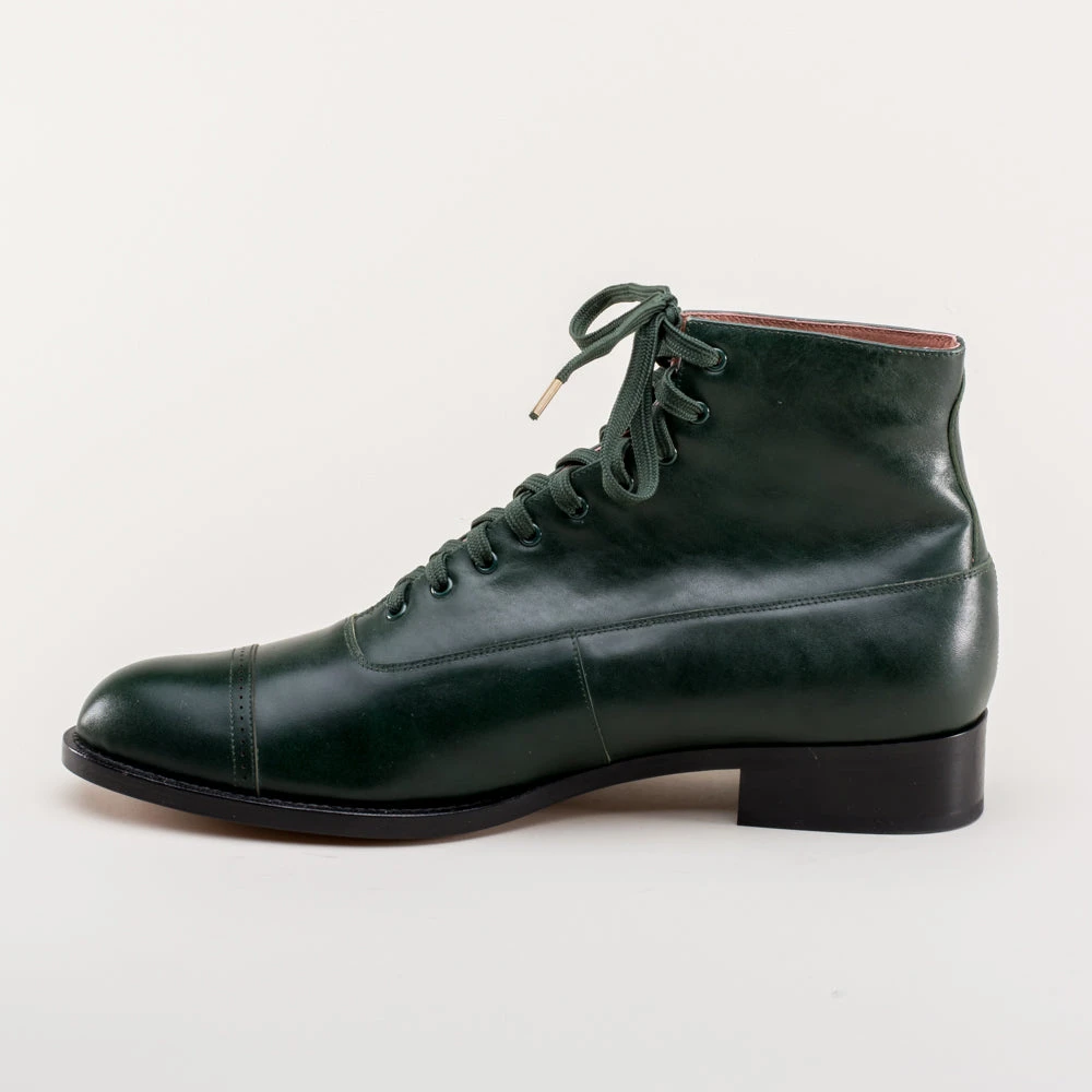 American Duchess Noble Men's Vintage Lace-Up Boots (Green) 9 American Duchess Noble Men's Vintage Lace-Up Boots (Green) - Image 7