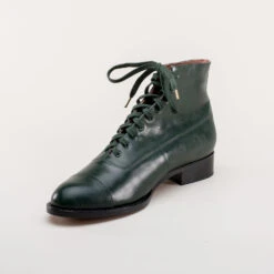 American Duchess Noble Men's Vintage Lace-Up Boots (Green) 21 American Duchess Noble Men's Vintage Lace-Up Boots (Green) -StrideOne Store noble vintage boots dandy wellington green 8