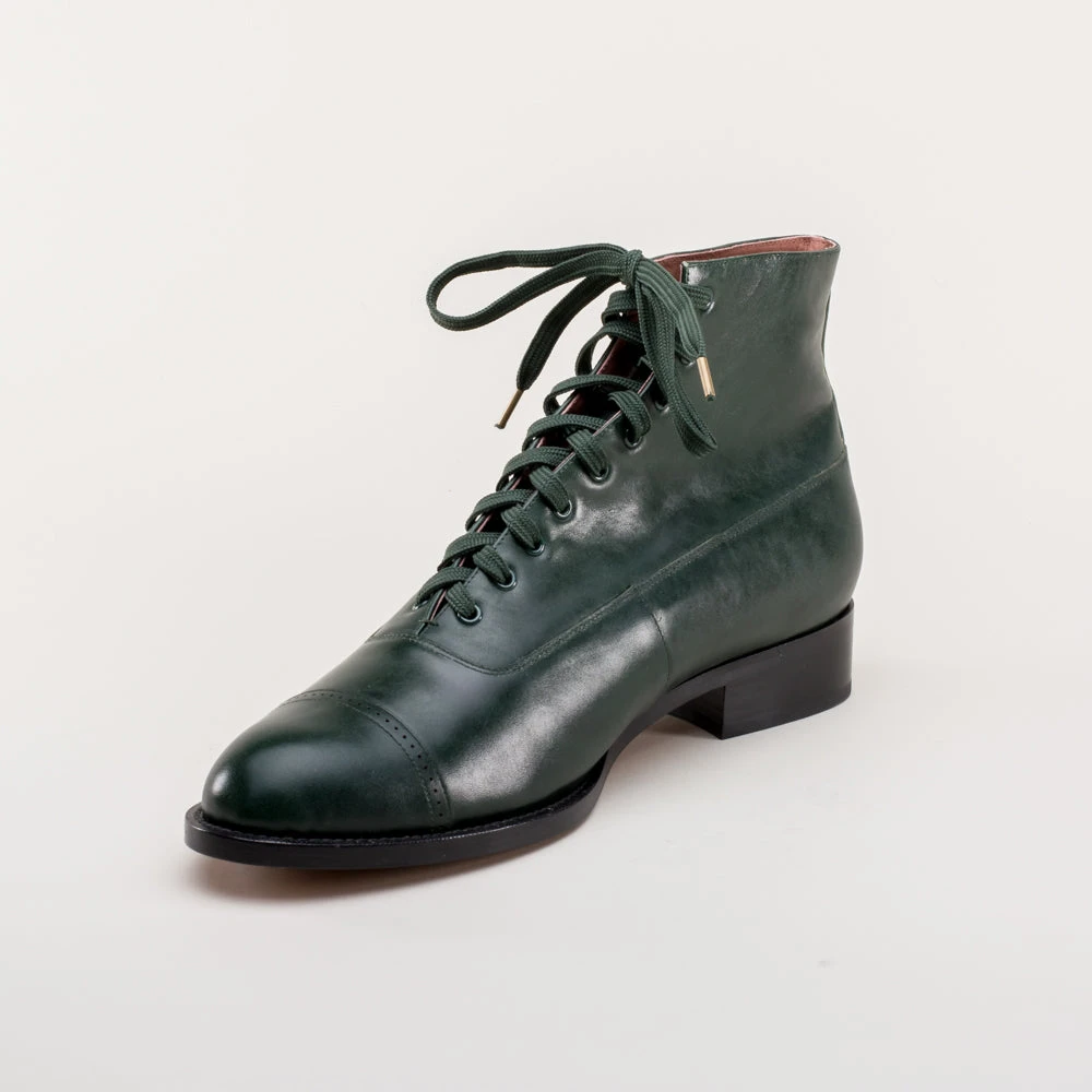American Duchess Noble Men's Vintage Lace-Up Boots (Green) 10 American Duchess Noble Men's Vintage Lace-Up Boots (Green) - Image 8