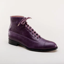 StrideOne Store -StrideOne Store noble vintage boots dandy wellington purple 2