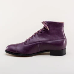 American Duchess Noble Men's Vintage Lace-Up Boots (Purple) -StrideOne Store noble vintage boots dandy wellington purple 7