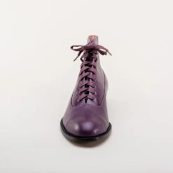 American Duchess Noble Men's Vintage Lace-Up Boots (Purple) -StrideOne Store noble vintage boots dandy wellington purple 9