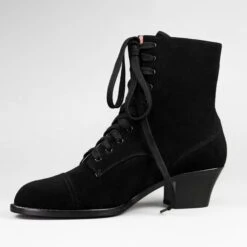 American Duchess Paris Women's Boots Wide (Black Suede) -StrideOne Store paris blacksuede 2023 shopify 3