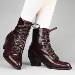 American Duchess Paris Women's Boots Wide (Cordovan)