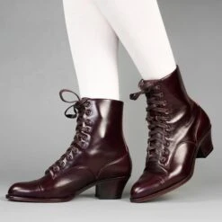 American Duchess Paris Women's Boots Wide (Cordovan) 12 American Duchess Paris Women's Boots Wide (Cordovan) -StrideOne Store paris cordovan 2023 shopify 6