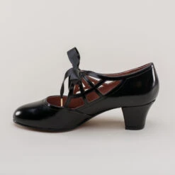 American Duchess Parker Women's Vintage Spiderweb Pumps (Black) 24 American Duchess Parker Women's Vintage Spiderweb Pumps (Black) -StrideOne Store parker vintage spiderweb shoes black 6
