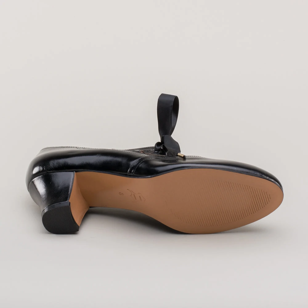 American Duchess Parker Women's Vintage Spiderweb Pumps (Black) 14 American Duchess Parker Women's Vintage Spiderweb Pumps (Black) - Image 12