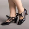American Duchess Parker Women's Vintage Spiderweb Pumps (Black) -StrideOne Store parker vintage spiderweb shoes black of 2