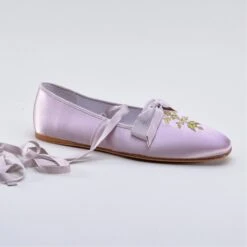American Duchess Penelope Ladies' Regency Slippers (Light Purple) -StrideOne Store penelope purple 2023 shopify 5
