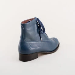 American Duchess Rainey Women's Vintage Lace-Up Boots (Blue) 23 American Duchess Rainey Women's Vintage Lace-Up Boots (Blue) -StrideOne Store rainey vintage boots dandy wellington blue 4