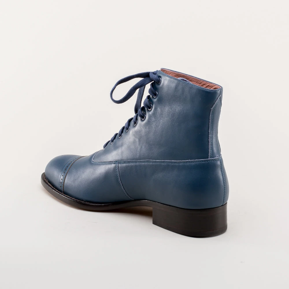 American Duchess Rainey Women's Vintage Lace-Up Boots (Blue) 11 American Duchess Rainey Women's Vintage Lace-Up Boots (Blue) - Image 9