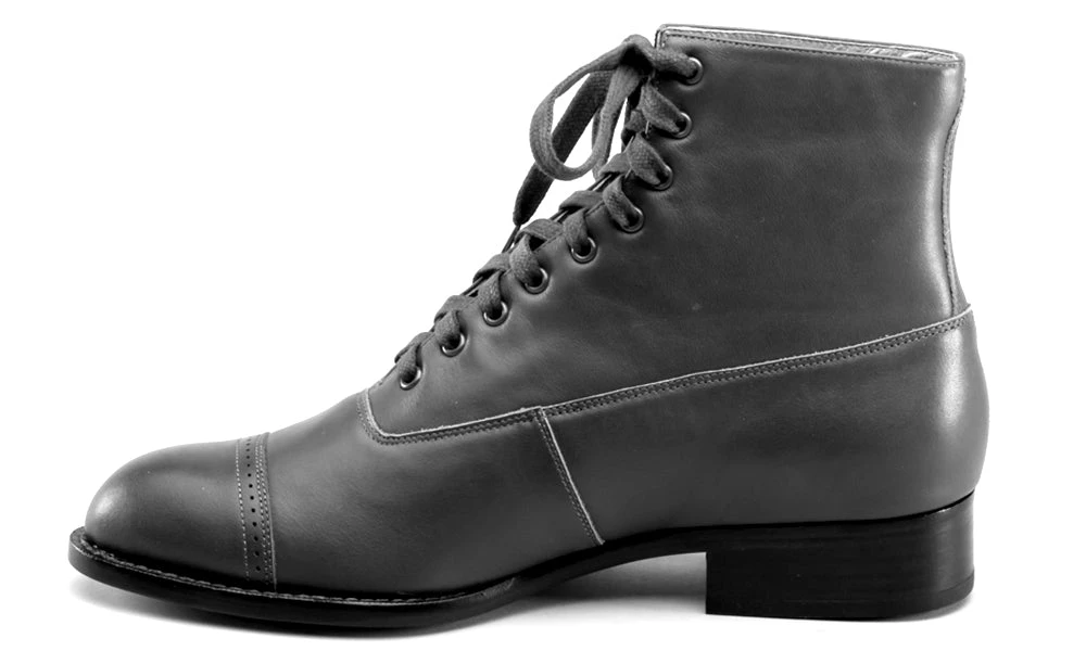 American Duchess Rainey Women's Vintage Lace-Up Boots (Blue) 17 American Duchess Rainey Women's Vintage Lace-Up Boots (Blue) - Image 15