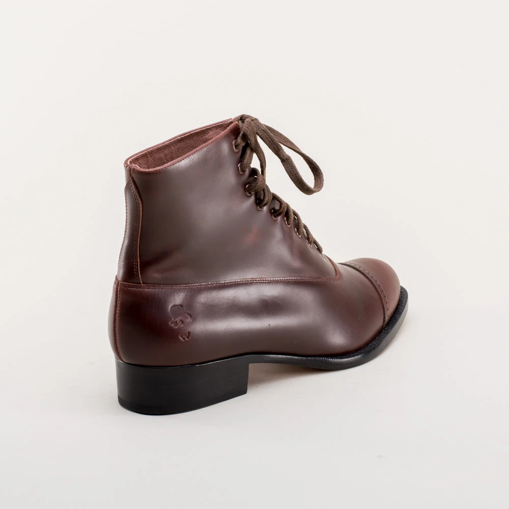 American Duchess Rainey Women's Vintage Lace-Up Boots (Cordovan) 9 American Duchess Rainey Women's Vintage Lace-Up Boots (Cordovan) - Image 7