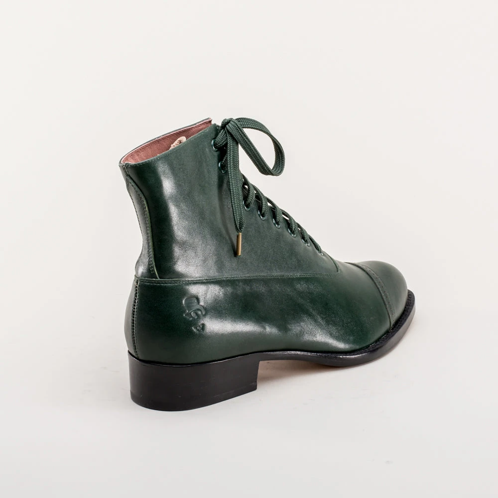 American Duchess Rainey Women's Vintage Lace-Up Boots (Green) 9 American Duchess Rainey Women's Vintage Lace-Up Boots (Green) - Image 7