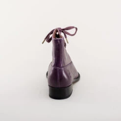 American Duchess Rainey Women's Vintage Lace-Up Boots (Purple) -StrideOne Store rainey vintage boots dandy wellington purple 5