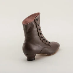 American Duchess Renoir Women's Victorian Button Boots (Brown) -StrideOne Store renoir victorian button boots brown 4