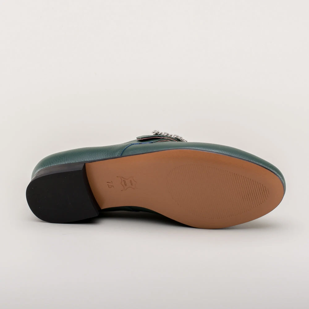 American Duchess Schuyler Women's 18th Century Shoes (Green) 16 American Duchess Schuyler Women's 18th Century Shoes (Green) - Image 14