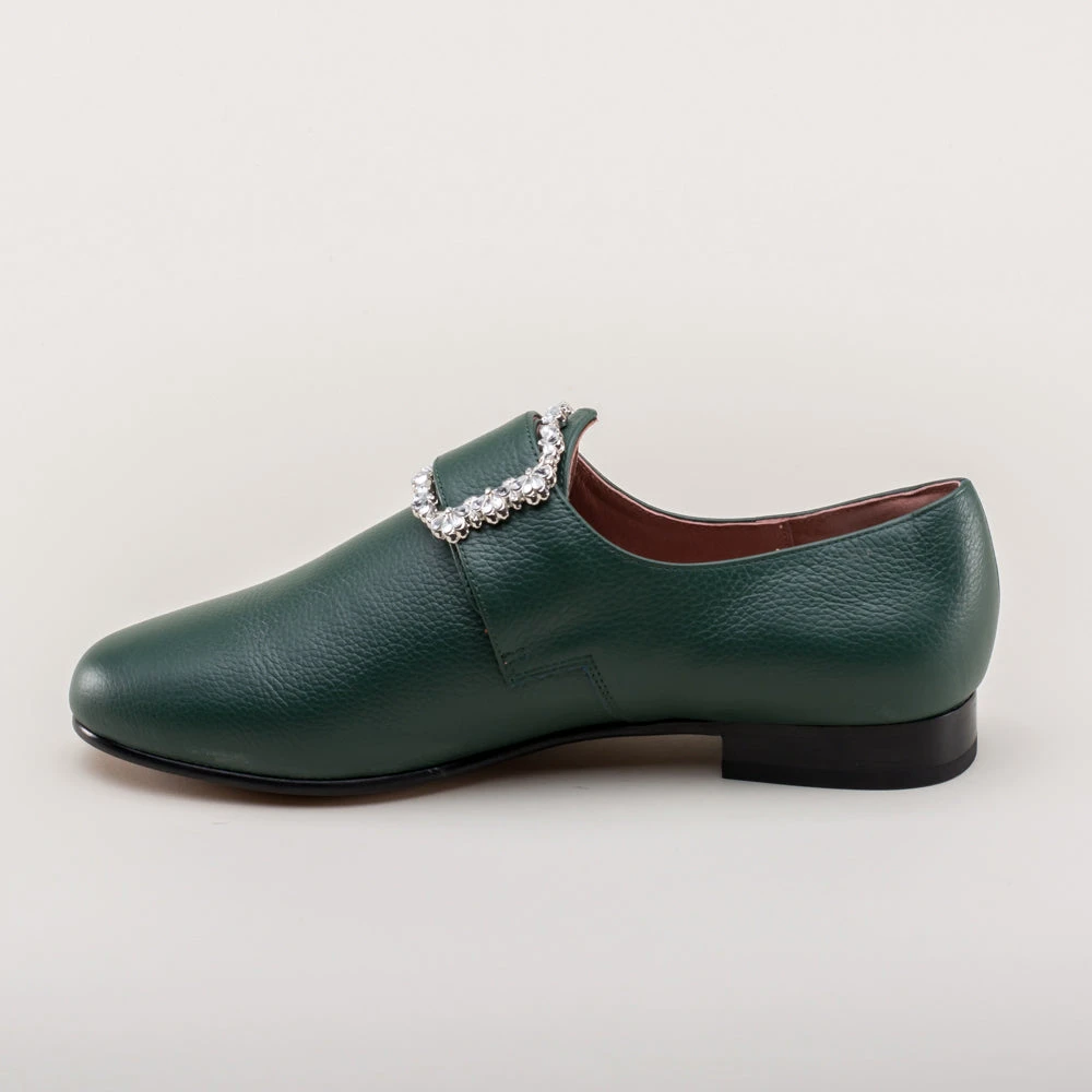 American Duchess Schuyler Women's 18th Century Shoes (Green) 13 American Duchess Schuyler Women's 18th Century Shoes (Green) - Image 11