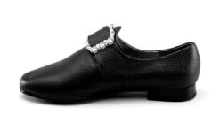 American Duchess Schuyler Women's 18th Century Shoes (Black) -StrideOne Store schuyler black label no display