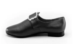 American Duchess Schuyler Women's 18th Century Shoes (Green) 33 American Duchess Schuyler Women's 18th Century Shoes (Green) -StrideOne Store schuyler green label no display