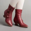 American Duchess Tavistock Women's Victorian Button Boots (Oxblood) 2 American Duchess Tavistock Women's Victorian Button Boots (Oxblood) -StrideOne Store tavistock victorian boots french oxblood OF