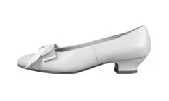 American Duchess Waltz Women's Edwardian Slipper (Peach) -StrideOne Store waltz peach label no display